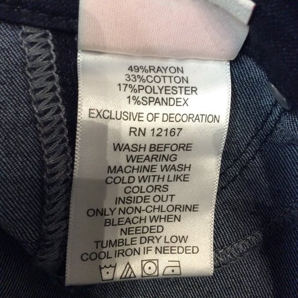 Small Tall Jeans By Laurie Felt 28 Baby Bell Jeans NWT Indigo Color - Picture 5 of 10